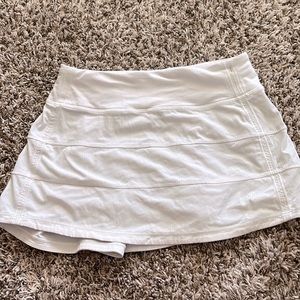 White lululemon skirt!